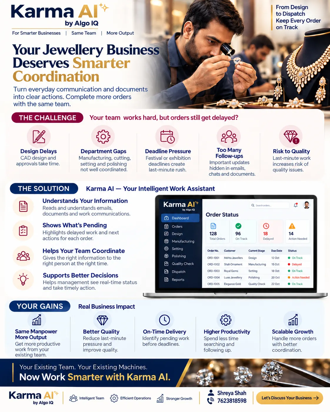 Diamond Manufacturing — how Karma AI helps